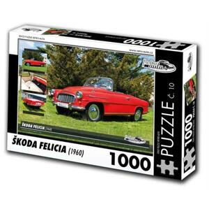 RETRO-AUTA Puzzle č. 10 Škoda Felicia (1960) 1000 dílků; 120451