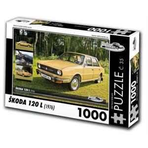 RETRO-AUTA Puzzle č. 35 Škoda 120 L (1976) 1000 dílků; 120485
