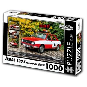 RETRO-AUTA Puzzle č. 39 Škoda 105 S Follow Me (1980) 1000 dílků; 120404