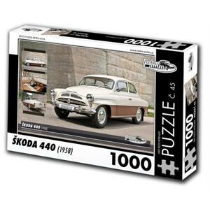 RETRO-AUTA Puzzle č. 45 Škoda 440 (1958) 1000 dílků; 120476