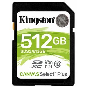 Kingston Card Canvas Select Plus SD 512 GB; SDS2/512GB