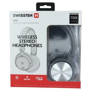 Swissten TRIX, šedé - bluetooth stereo sluchátka; 52510501