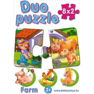 DOHÁNY Duo puzzle Na statku 8x2 dílky; 125687