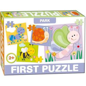 DOHÁNY Baby puzzle Na louce 4v1 (3-4 dílky); 125705