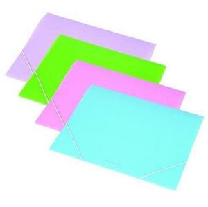 Panta Plast Desky s gumičkou, 15mm, PP, A4,  pastelová fialová; INP4103415