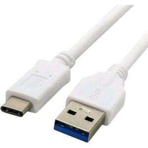 C-TECH USB 3.0 AM na Type-C (AM/CM), 1m, bílý; CB-USB3C-10W