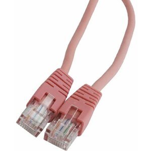 Patch kabel CABLEXPERT c5e UTP  5m PINK; PP12-5M/RO