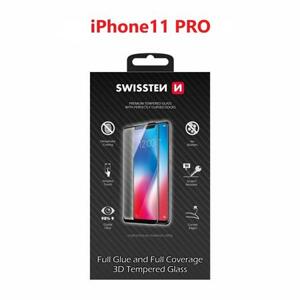 Swissten sklo ultra durable 3D full glue glass Apple Iphone 11 pro černé; 64701827