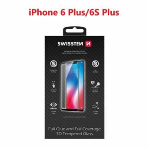 Swissten sklo ultra durable 3D full glue glass Apple Iphone 6 plus/6s plus bílé; 64701707