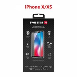 Swissten sklo ultra durable 3D full glue glass Apple Iphone X/Xs černé; 64701751