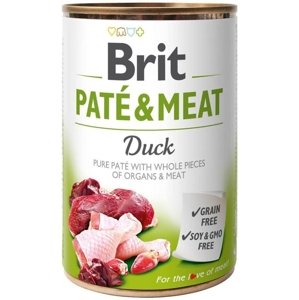 Brit Dog Paté & Meat Duck 400g; 95456