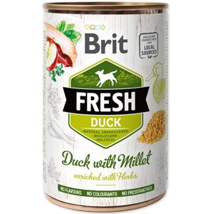 Brit Fresh Dog Duck with Millet 400g; 98828