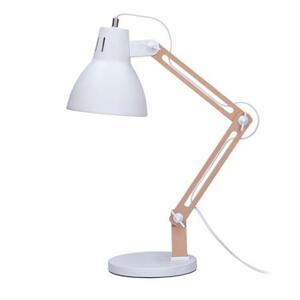 Solight stolní lampa Falun, E27, bílá; WO57-W