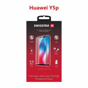 Swissten sklo full glue, color frame, case friendly Huawei Y5P černé; 54501769