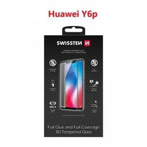 Swissten sklo ultra durable 3D full glue glass Huawei Y6P černé; 64701859