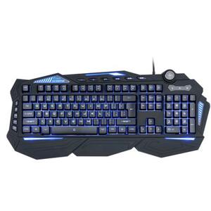 Herní klávesnice C-TECH Scorpia V2 (GKB-119), pro gaming, CZ/SK, 7 barev podsvícení, programovatelná, černá, USB; GKB-119