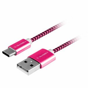 GoGEN Propojovací USB kabel, USB A vidlice (M) - USB type C vidlice (M); GOGUSBAC100MM25