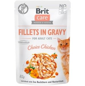 Brit Care Cat Fillets in Gravy Choice Chicken 85g; 110625