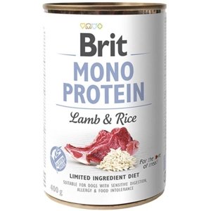Brit Dog konz Mono Protein Lamb & Brown Rice 400g; 95463