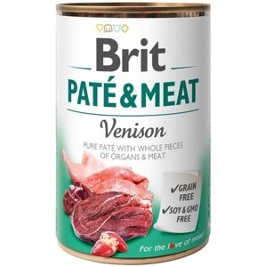 Brit Dog konz Paté & Meat Venison 400g; 95460