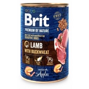 Brit Premium Dog by Nature  konz Lamb & Buckwheat 400g; 103471