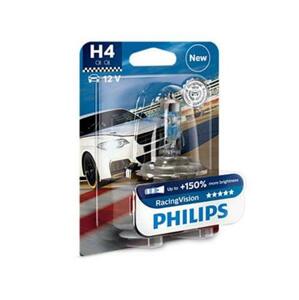 Philips H4 RacingVision 1 ks; 12342RVB1