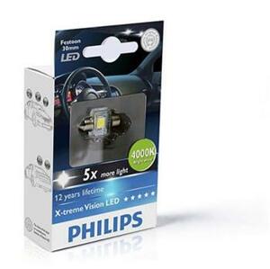 Philips X-tremeUltinon LED 129404000KX1 C5W SV8,5 0,8W; 129404000KX1