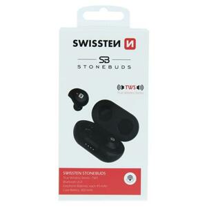 Swissten bluetooth TWS Stonebuds černá; 54100200