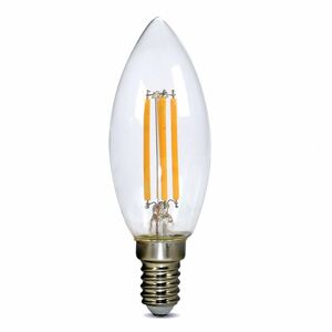 Solight LED žárovka retro, svíčka 4W, E14, 3000K, 360°, 440lm; WZ401A-1