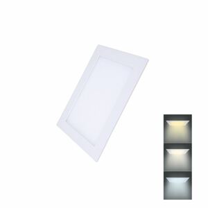 Solight LED mini panel CCT, podhledový, 6W, 450lm, 3000K, 4000K, 6000K, čtvercový; WD147