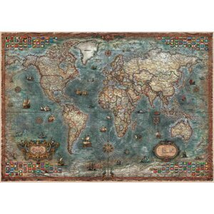 EDUCA Puzzle Historická mapa světa 8000 dílků; 124931