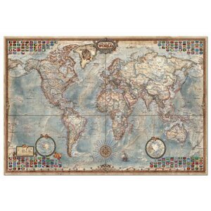 EDUCA Puzzle Historická politická mapa světa 4000 dílků; 358