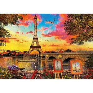 EDUCA Puzzle Západ slunce v Paříži 3000 dílků; 122232