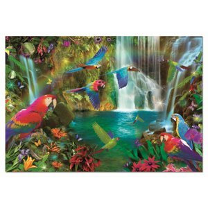 EDUCA Puzzle Tropičtí papoušci 1000 dílků; 131221