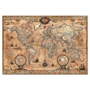 EDUCA Puzzle Antická mapa světa 1000 dílků; 2558