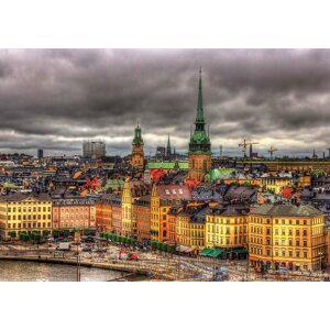 EDUCA Puzzle Pohled na Stockholm, Švédsko 1000 dílků; 122228