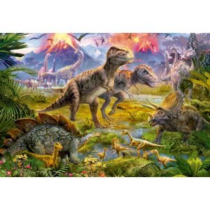 EDUCA Puzzle Setkání dinosaurů 500 dílků; 7519