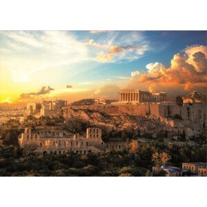 EDUCA Puzzle Athény: Akropolis 1000 dílků; 134679