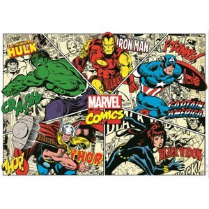 EDUCA Puzzle Marvel komiks 1000 dílků; 134677