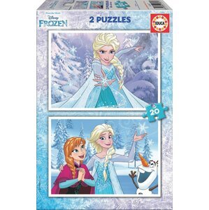 EDUCA Puzzle Ledové království 2x20 dílků; 115753