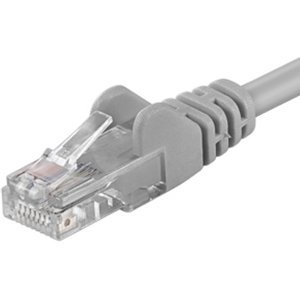 PremiumCord Patch kabel UTP RJ45-RJ45 CAT6 1,5m šedá; sp6utp015