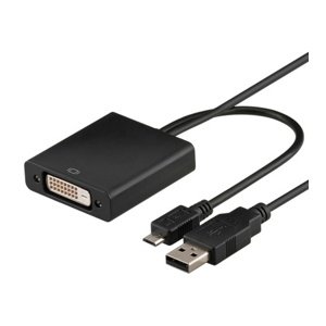 PremiumCord MHL (micro USB/HDTV) adaptér kabel na DVI; khcon-09