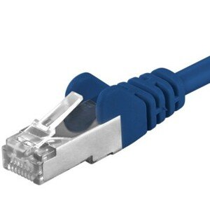 Premiumcord Patch kabel CAT6a S-FTP, RJ45-RJ45, AWG 26/7 3m modrá; sp6asftp030B