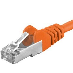 Premiumcord Patch kabel CAT6a S-FTP, RJ45-RJ45, AWG 26/7 1,5m oranžová; sp6asftp015E
