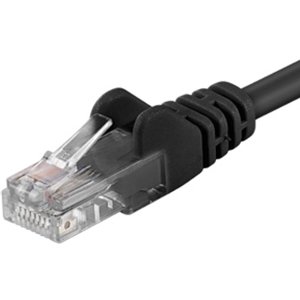 PremiumCord Patch kabel UTP RJ45-RJ45 CAT6 5m černá; sp6utp050C