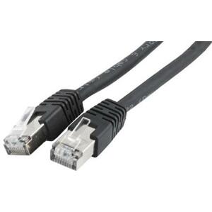 Gembird Cablexpert Patch kabel FTP CAT6, stíněný - 0.5m - černá; PP6-0.5M/BK
