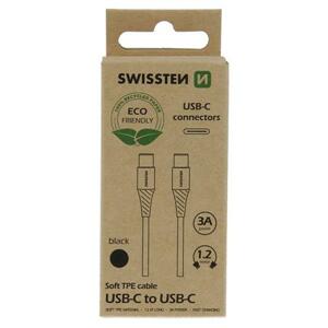Swissten datový kabel USB-C-USB-C černý 1,2m (eco balení); 71506300ECO