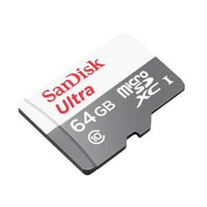 SanDisk Ultra microSDXC 64GB 100MB/s Class 10 UHS-I; SDSQUNR-064G-GN3MN