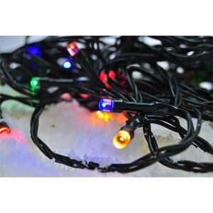 Solight  LED venkovní vánoční řetěz, 200 LED, 20m, přívod 5m,  8 funkcí, časovač, IP44, vícebarevný; 1V102-M-1