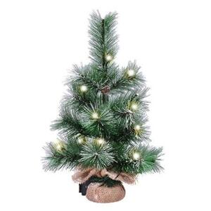 Solight  vánoční stromek 45cm, 15LED, 3x AA, IP44 časovač; 1V238